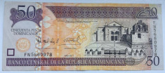 bancnota 50 pesos 2011 Republica Dominicana bancnote straine numismatica foto