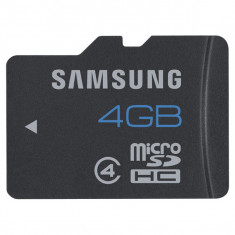 Card de memorie Samsung Micro-SDHC 4GB, Class 4 MB-MS4GB foto