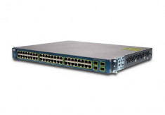 SWITCH cu management, CISCO model: CATALIST3560; PORTURI: 48 x RJ-45 10/100; 4 x SFP ; &amp;quot;WS-C3560-48TS-S V01&amp;quot;; SH foto