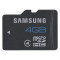 MICRO SD CARD SAMSUNG; model: MB-MS4GB; capacitate: 4 GB; clasa: 4; culoare: NEGRU