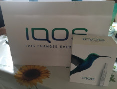 Tigara Electronica IQOS Heets White / Navy Blue foto