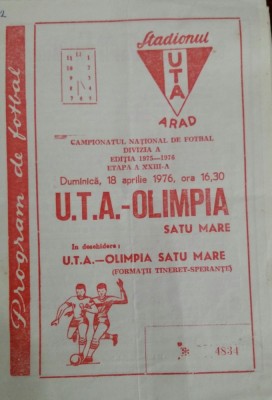 program UTA - Olimpia SM foto