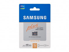 MICRO SD CARD SAMSUNG; model: MB-MPBGC; capacitate: 32 GB; clasa: 6; culoare: NEGRU foto