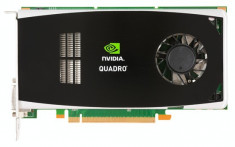 Placa video: NVIDIA QUADRO FX 1800; 768 MB; 192-bit; PCI-E 16X; DVI-D; 2 x DISPLAY PORT; SH foto