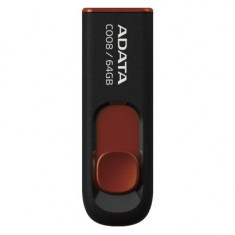 USB STICK ADATA; model: C008; capacitate: 64 GB; interfata: 2.0; culoare: NEGRU foto