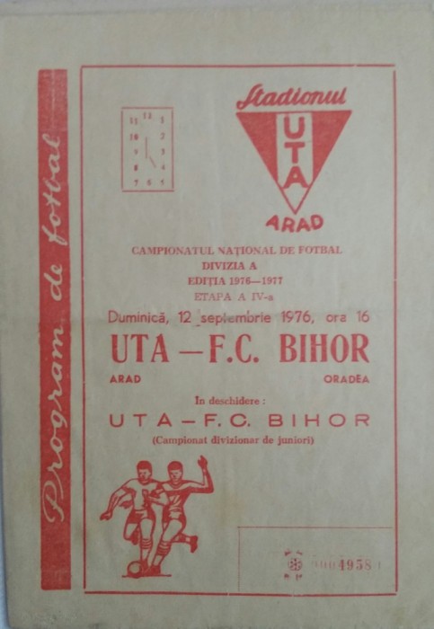 program UTA - FC Bihor