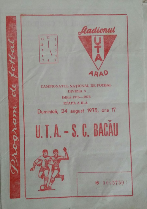 program UTA - SC Bacau