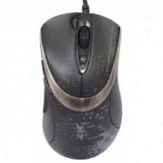 Mouse A4TECH; model: F4; NEGRU; USB; &amp;quot;V-TRACK&amp;quot; foto