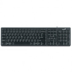 Tastatura GENIUS; model: SLIMSTAR 120; layout: US; Negru; USB foto