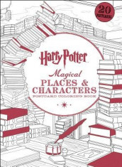 Harry Potter Magical Places &amp;amp; Characters Postcard Coloring Book foto