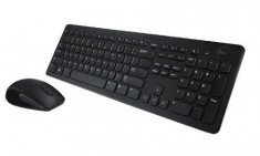 Kit Tastatura + Mouse DELL; model: KM636; layout: UK; NEGRU; USB; WIRELESS; MULTIMEDIA foto