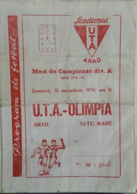 program UTA - Olimpia SM foto