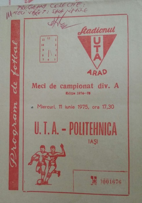 program UtA - FC Galati