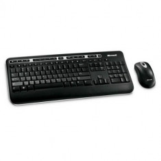 Kit Tastatura + Mouse MICROSOFT; model: ZHA-00023; layout: US; NEGRU; USB; WIRELESS; MULTIMEDIA foto