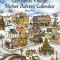 Old-Time Christmas Village Sticker Advent Calendar [With]