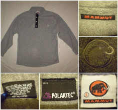 Bluza polar MAMMUT polartec (S) barbati corp ski snowboard fleece tura munte foto