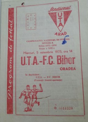 program UTA - FC Bihor foto