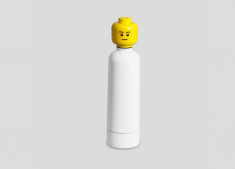 Sticla apa LEGO alb foto