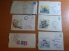 Lot 6 plicuri circulate anii '60 - in toate plicurile sunt si scrisori (6)