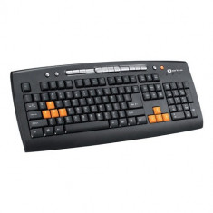 Tastatura SERIOUX; model: C800; layout: US; NEGRU; USB foto
