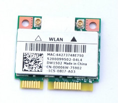 PLACA DE RETEA: DELL 0X97DY; WIRELESS 54 Mbps; uPCI; REF foto