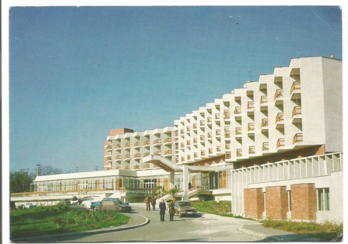 @carte postala(ilustrata)-BUZIAS-TIMIS-Hotel Parc