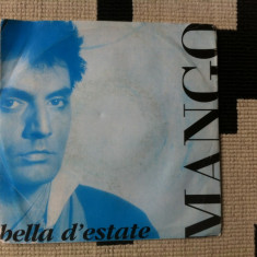 mango bella d estate attimi single disc vinyl muzica pop italiana italo dance