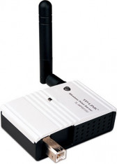 PRINT SERVER WIRLESS 1X USB 2.0 ANTENA DETASABILA TP-LINK TL-WPS510U foto