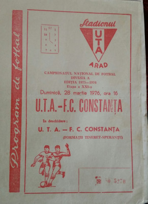 program UTA - FC Constanta foto