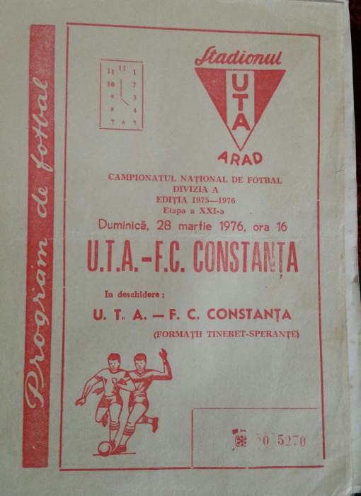 program UTA - FC Constanta