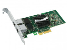 PLACA DE RETEA: DELL 0X3959; 2 x 10/100/1000 Mbps; PCI-E 4X; REF foto