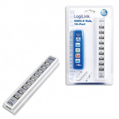 LOGILINK HUB; USB 2.0 LA 10xUSB UA0095 foto