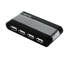 LOGILINK HUB; USB 2.0 F la 7xUSB 2.0 M; AU0114 foto