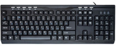 Tastatura GEMBIRD; model: KB-502-B; layout: US; NEGRU; USB; MULTIMEDIA foto