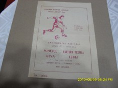 program Minerul Deva - Vulturii T. Lugoj