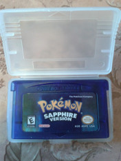 vand joc gameboy ADVANCE , GBA , POKEMON SAPHIRE foto