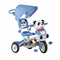 Tricicleta EURObaby Panda A23-3 - Albastru foto