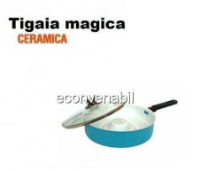 Tigaia magica strat ceramica alba Grunberg GR166 foto