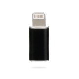 Adaptor Micro USB - Iphone 5 5s 6 6s 7 ipad, material - aluminiu