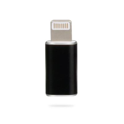 Adaptor Micro USB - Iphone 5 5s 6 6s 7 ipad, material - aluminiu foto