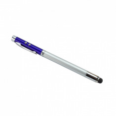 Bagheta telescopica cu touch pen, laser si lanterna foto