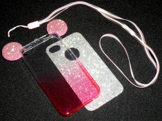 Husa Protectie Silicon Minnie Mouse Iphone 4 / 4S + Folie CADOU ! foto