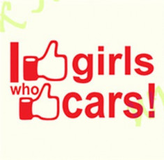 I Like Girls who Like Cars-Model 1_Tuning Moto_Cod: CST-133_Dim: 35 cm. x 19. foto
