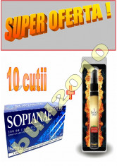 10 cutii tuburi SOPIANAE CU CARBON ACTIV + 1 AROMA PENTRU TUTUN 30 ML foto