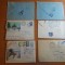 lot 6 plicuri circulate anii &#039;60 - in toate plicurile sunt si scrisori (16)