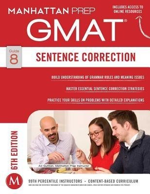 Sentence Correction GMAT Strategy Guide, 6th Edition foto mare Sentence Correction GMAT Strategy Guide, 6th Edition foto mare