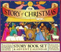 The Story of Christmas Story Book Set &amp;amp; Advent Calendar [With 24 Miniature Story Books] foto