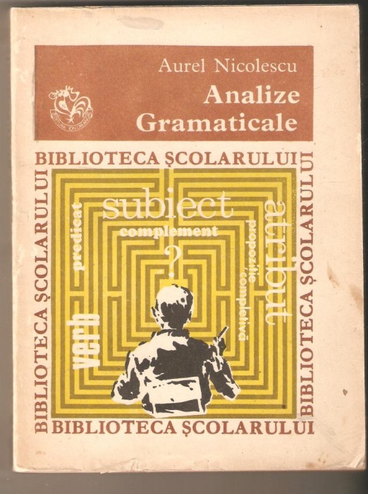 Aurel Nicolescu-Analize Gramaticale