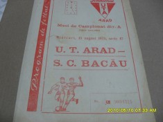 program UTA - SC Bacau