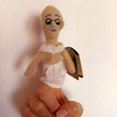 Marioneta teatru de papusi, papusa de deget si magnet de frigider Mahatma Ghandi